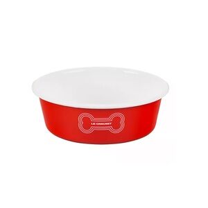 NEW Le Creuset Red Pet Bowl